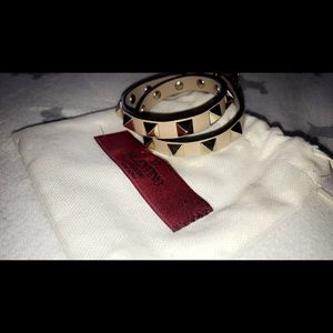 Authentic Valentino Double Studded Bracelet